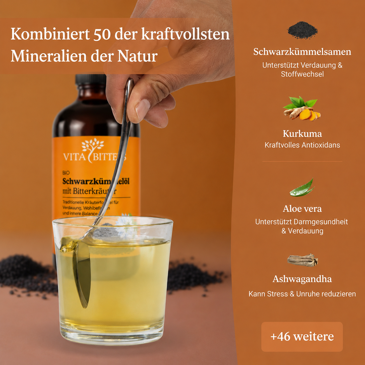 Black Cumin Oil with Bitter Herbs